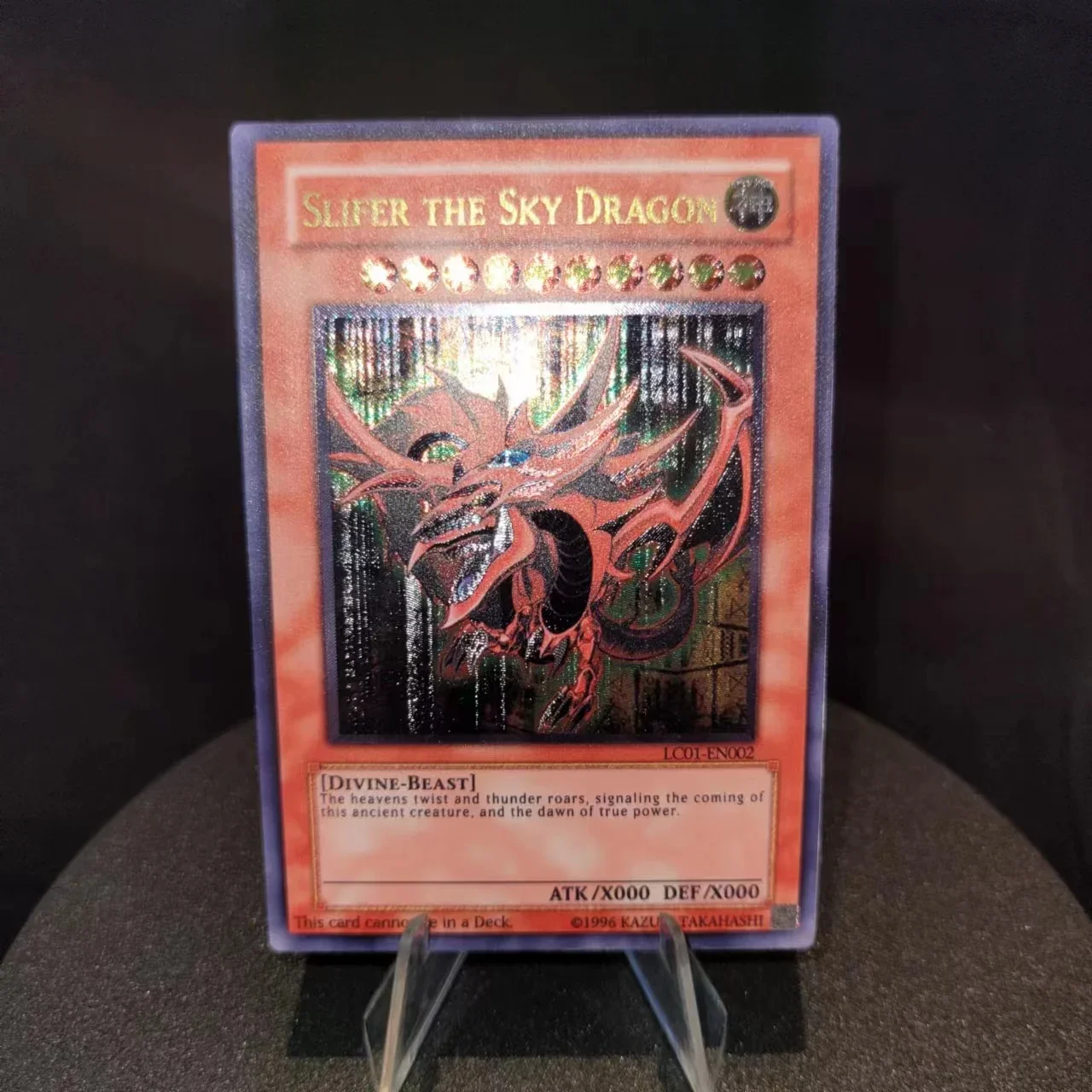 Yu-Gi-Oh UR LC01-EN002 /Slifer the Sky Dragon Children\'s Gift Collectible Card Toys (Not Original)