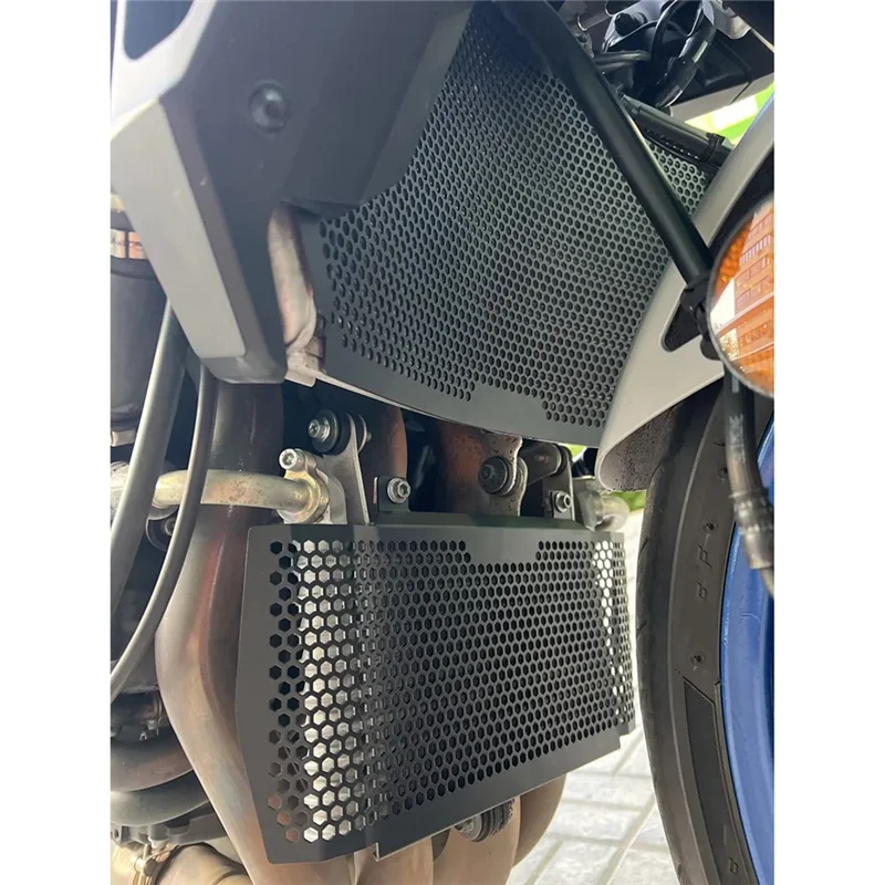 

High Quality Motorcycle Radiator Grille Guard Oil Cooler Cooling Cover Protection For Yamaha MT-10 MT10 FZ10 FZ-10 2016-2023