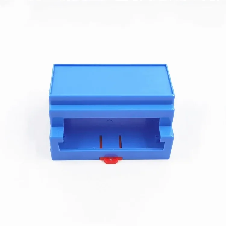 1pcs Factory Direct Sales Electronic Instrument DIN 35-Rail Power Box Controller Housing 88x107x59MM 4-03-3 ABS Plastic Shell view 4