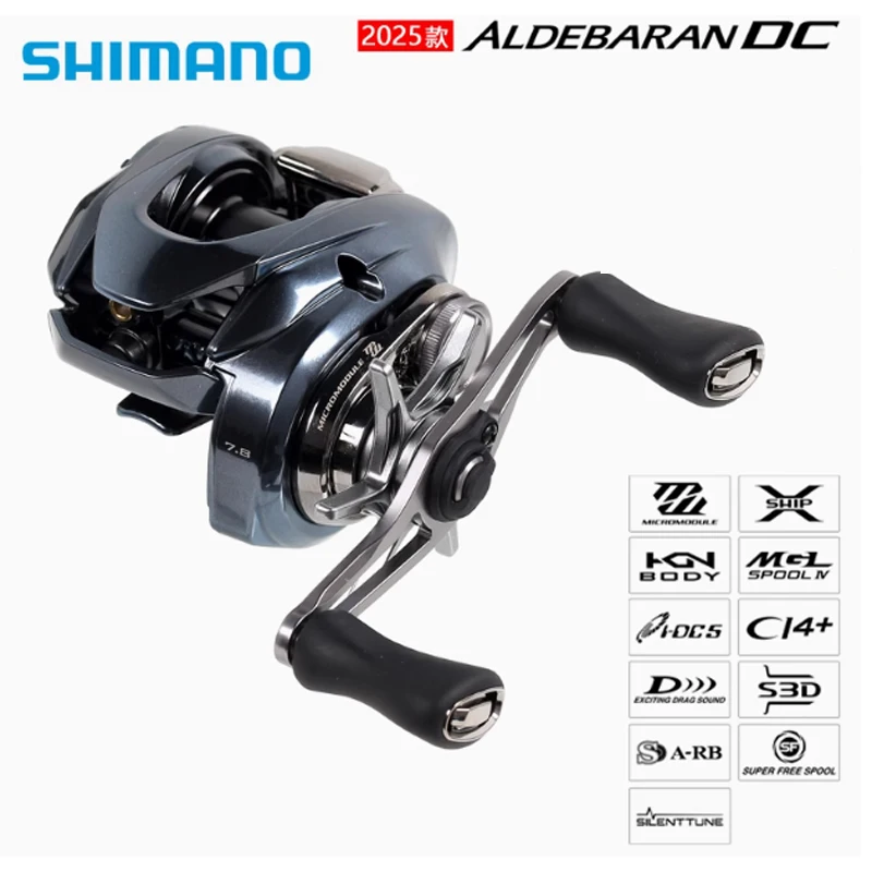 Baitcasting SHIMANO ALDEBARAN DC Fishing Reel 7.8:1/8.9:1 10+1BB