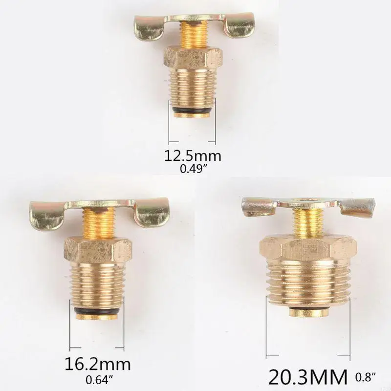 97QD NPT 1/4 "3/8" Phong cách có cánh vòi ráo gà rắn xả nước cho
