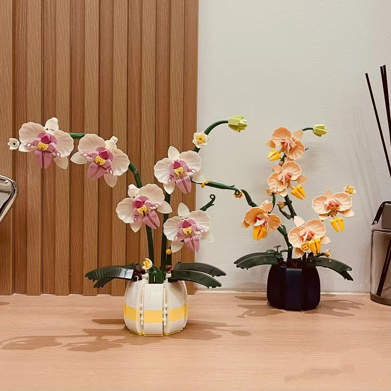 

Розовые орхидеи, идеально подходят для подарков на День матери/День святого Валентина, подходят для украшения дома и офиса.