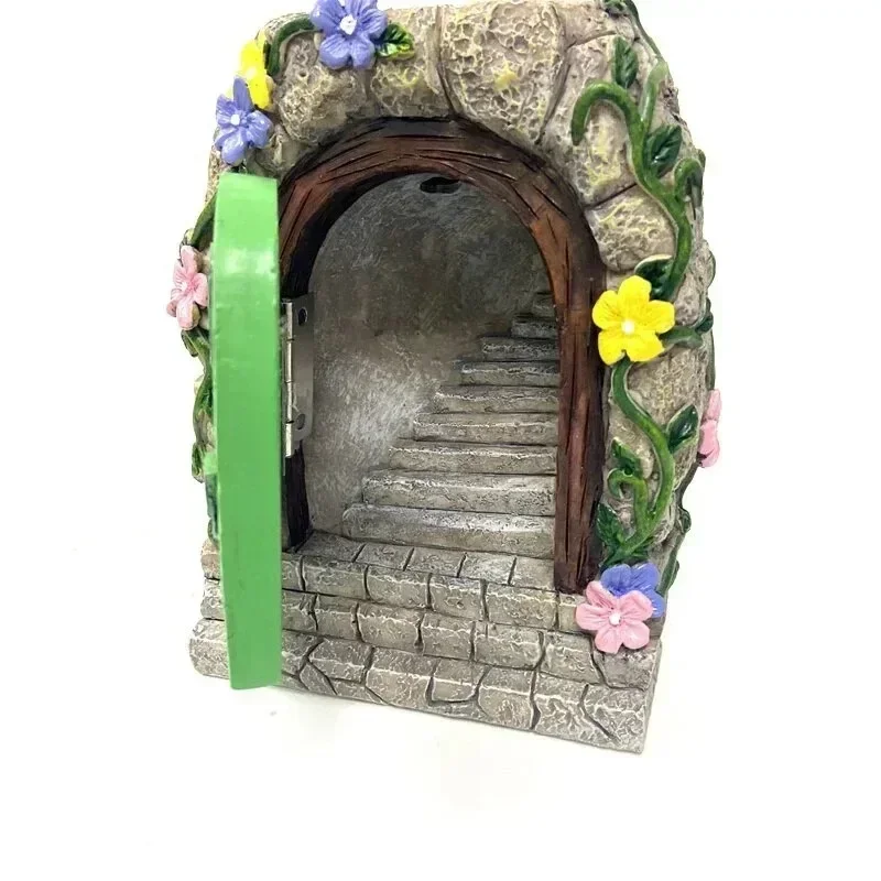 Figuras de duendes y elfos de madera para decoración de jardín - imagen 4