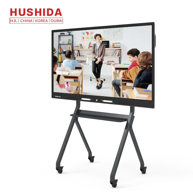 4K 3840*2160 Multifunctional electronic smart white board 75 inch interactive whiteboard screen for sale