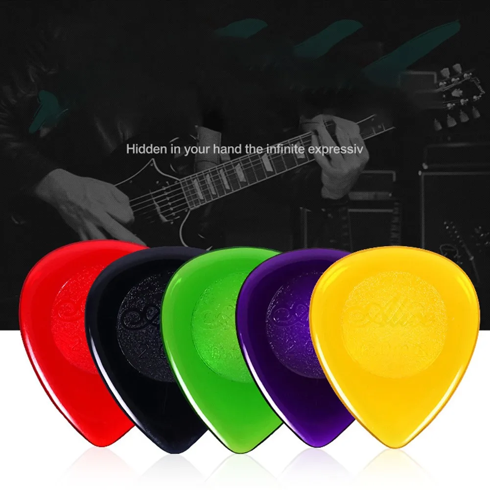 6Pcs Alice Stubby Guitar Picks ABS Plectrums Large Stubbies Big Thickness 1mm 2mm 3mm Guitar Pick Guitar Accessories