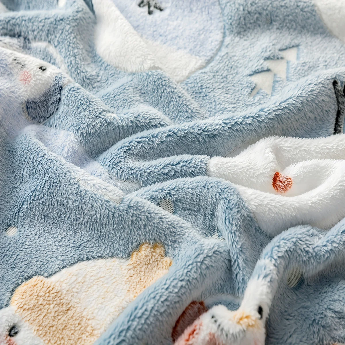 

1 шт. светящееся в темноте рождественское снежное одеяло со снеговиком, многофункциональное одеяло, постельное одеяло, офисное одеяло, мягкое и удобное