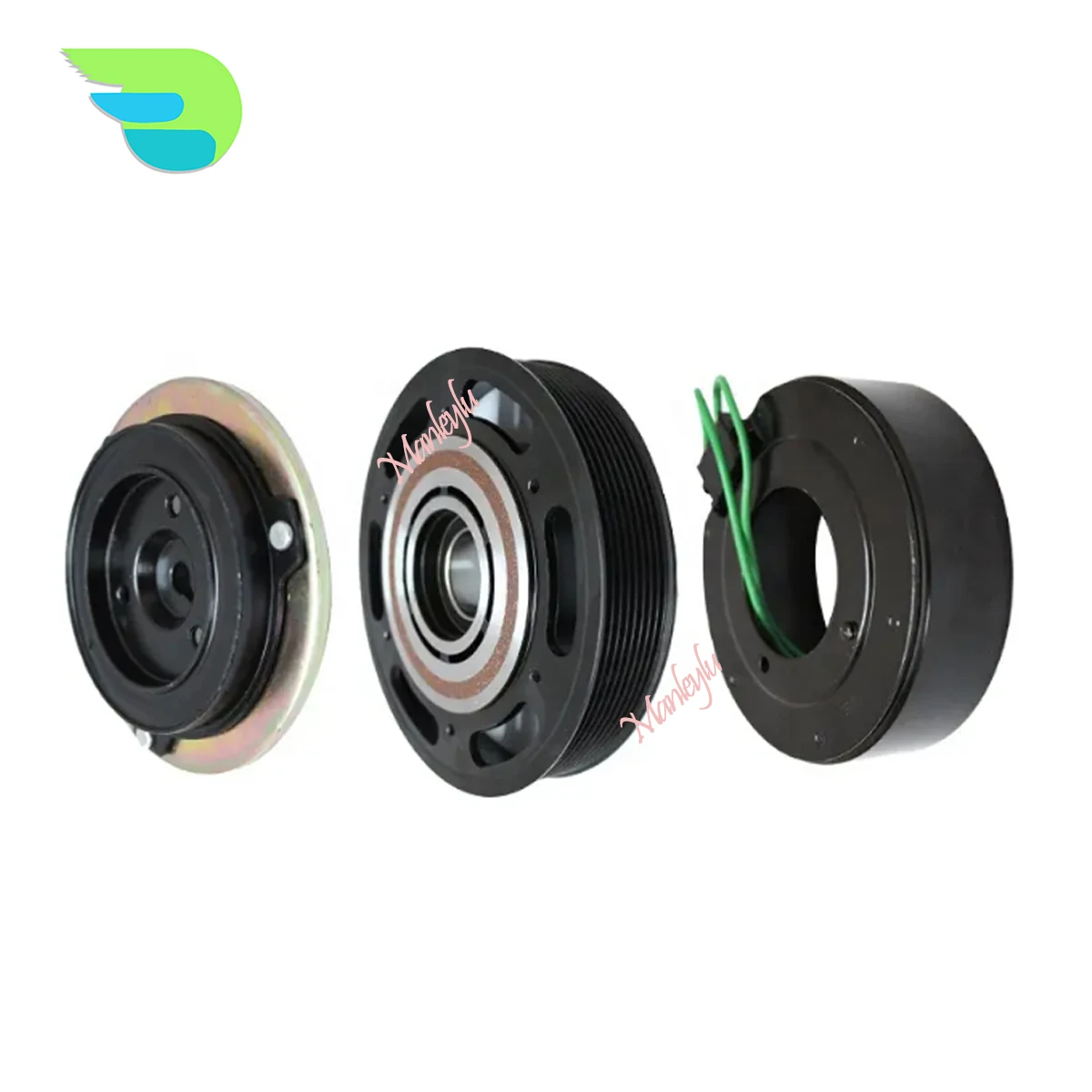 

AC A/C Air Conditioning Compressor Clutch Pulley For Volvo FM FH FH16 Truck 8PK 85000458 8500458 84094705 851892N 8880100231