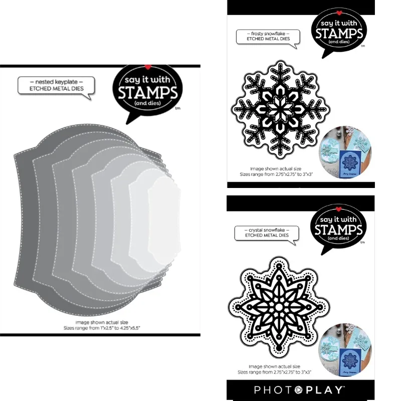 Snowflake Is Divided into Two Symmetric Ends Metal Die Cutting 2026 New DIY Die Molds Scrap Booking Paper Making Cuts Crafts Big