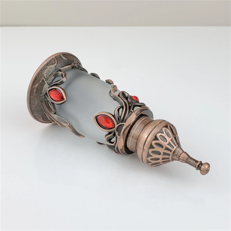 Frasco conta-gotas óleo essencial vintage, 15ml, recarregável, ferramenta beleza, dropshipping