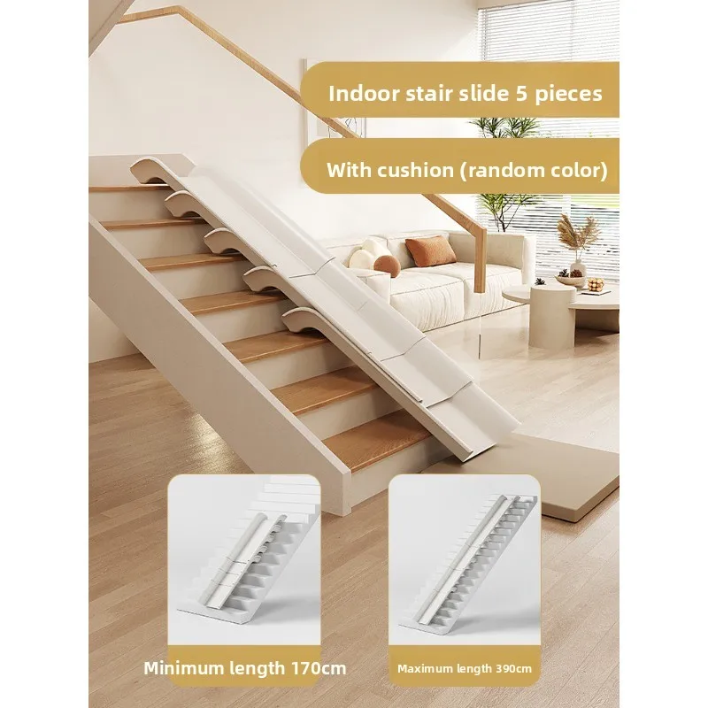 Stair slide installation-free indoor household, corridor non-slip thickened baby material