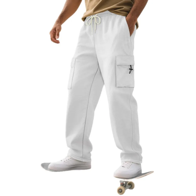 

Новые модные американские уличные мужские хип-хоп High Street Trend универсальная рабочая одежда для скейтборда спортивные брюки