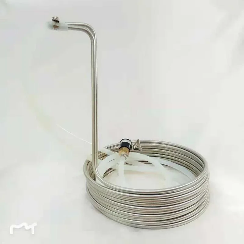 

Food grade 304 stainless steel beer cooling coil/wort chiller or malt juice cooler+ water tube +tap connector