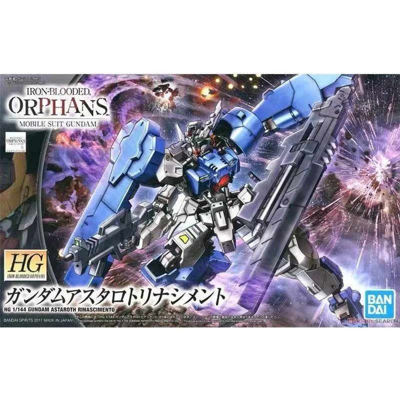 Комплект модели Bandai, аниме-фигурка HG IBO ASW-G-29 Astaroth Rinascimento, оригинальная Gunpla, аниме-фигурка, игрушки для детей