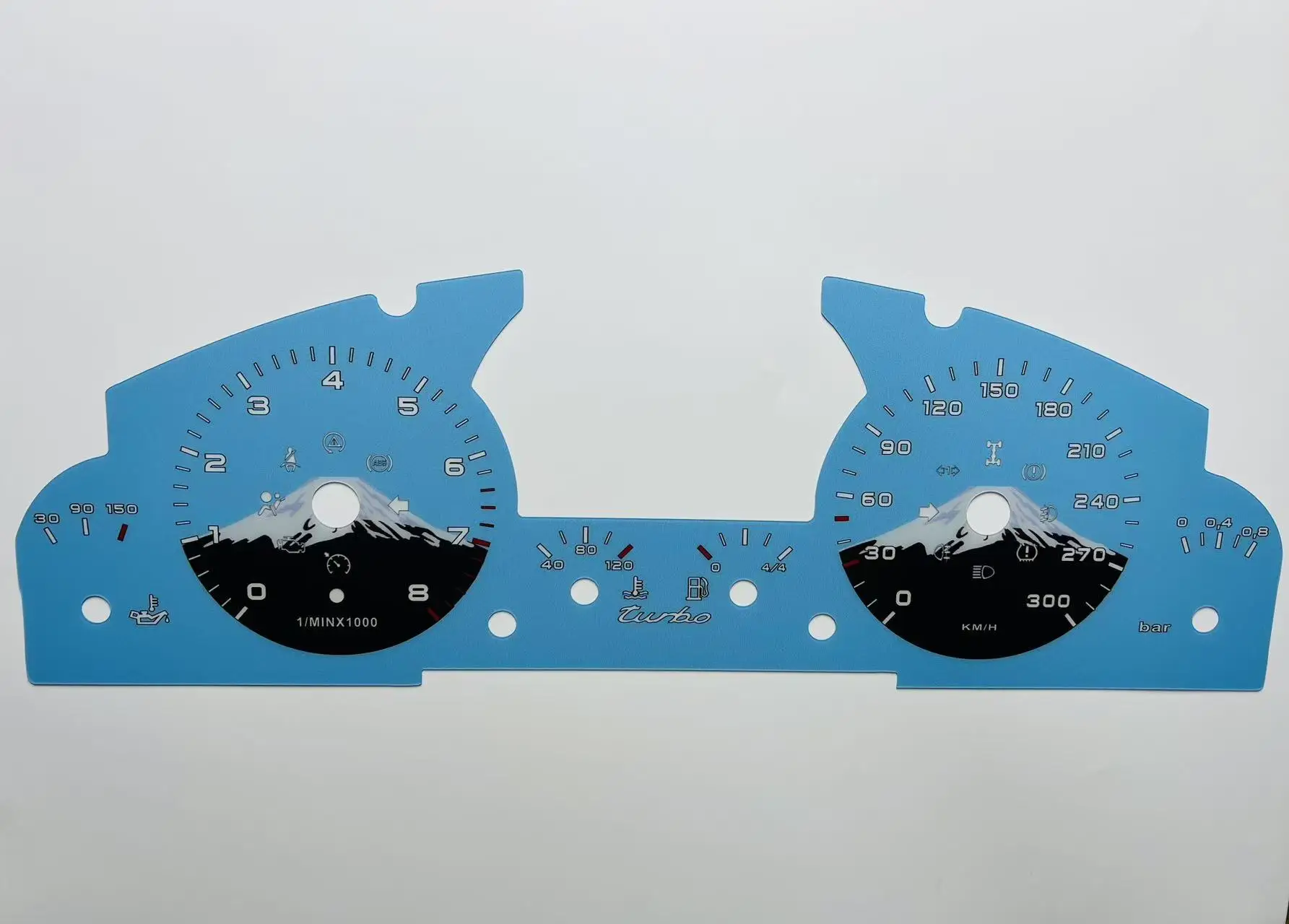 

Gauge Face Dial For Porsche Cayenne 955 / 957 TurboS Instrument Face – 8000 RPM Speedo Dials 300KM/H