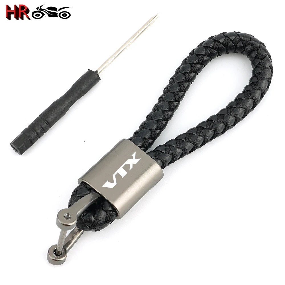 High Quality Key Ring Chain Accessories For HONDA VTX1300 VTX1800 VTX 1300 1800 Motorcycle Fashion Braided Rope Keyring Keychain