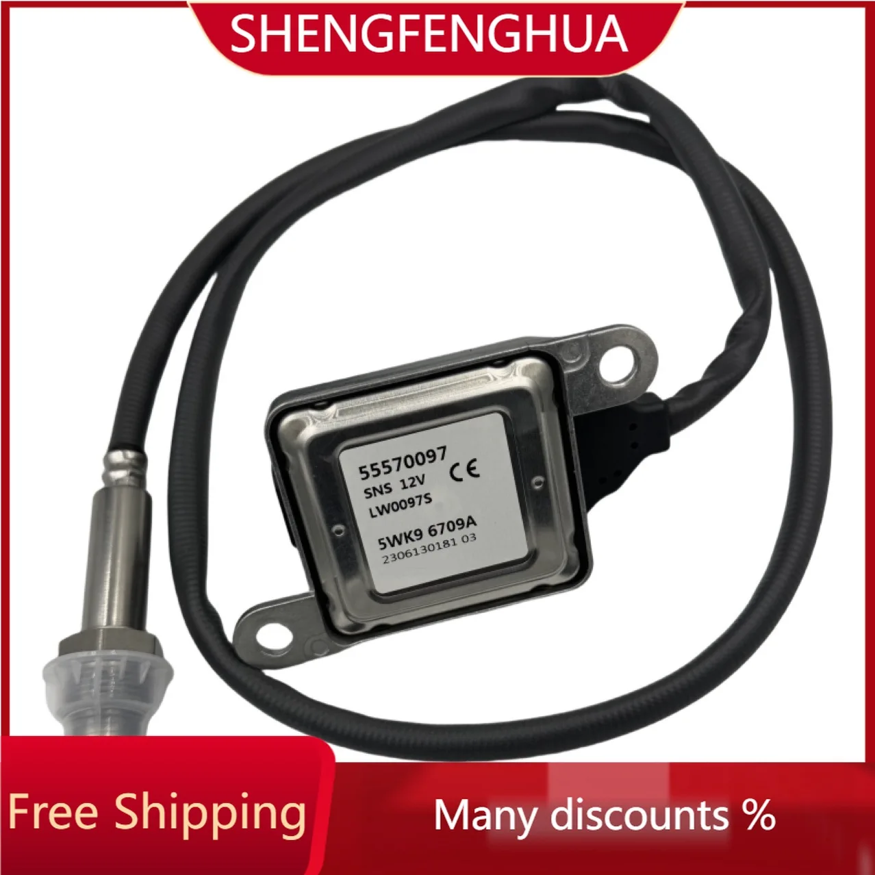 SHENGFENG HUA Free Shipping 5WK9 6709A 55570097 Cross Border, Nitrogen Oxygen Sensor NOX SENSOR SHENGFENGHUA-QY
