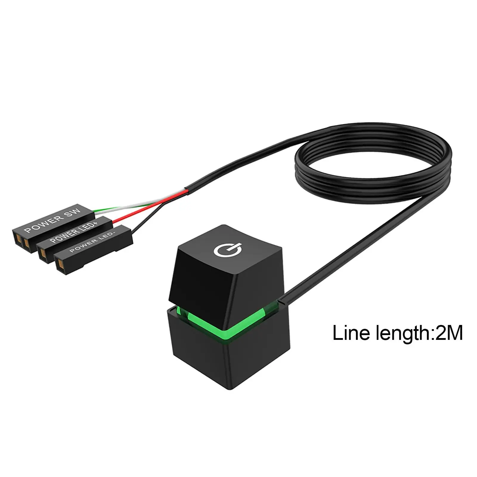 External Remote Switch Button with Extension Cable Accessories for Home Cafe