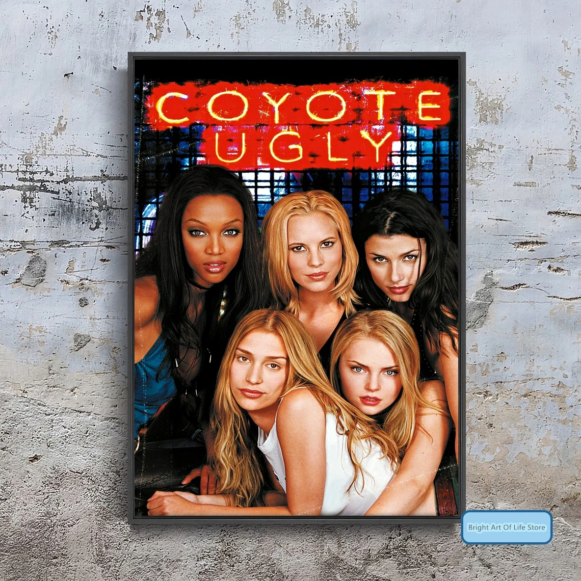 Coyote Ugly (2000) Movie Poster Cover Photo Canvas Print Wall Art Home Decor (Unframed)