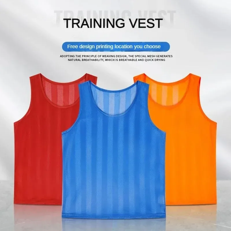 

Mesh Breathable Football Training Vest Against Outdoor Sports Competition Team Building Activity Vest Team Uniform Soccer Jersey