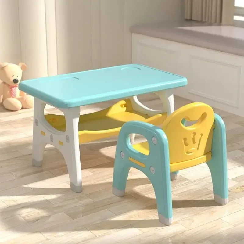 Children Desk Set Tables Chair School Furniture Kids Room Supplies Study Table Small Childrens Child Children's Classroom