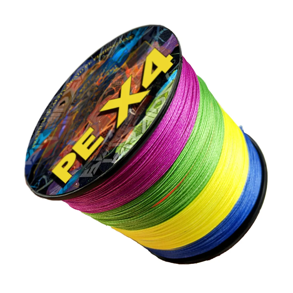 Fishing Lur Baitcasting Reel 100 M 328 Ft X4 Braid Sensitive Lure Control Reliable Knots 4-strand Braid Smooth Coating