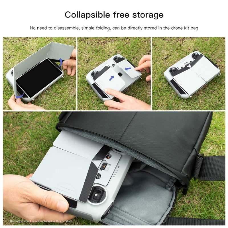 Control remoto para Dron DJI Mavic 3 Classic/Mini 3/3Pro/Air 2S, parasol, pantalla antireflejo, accesorios para sombra solar