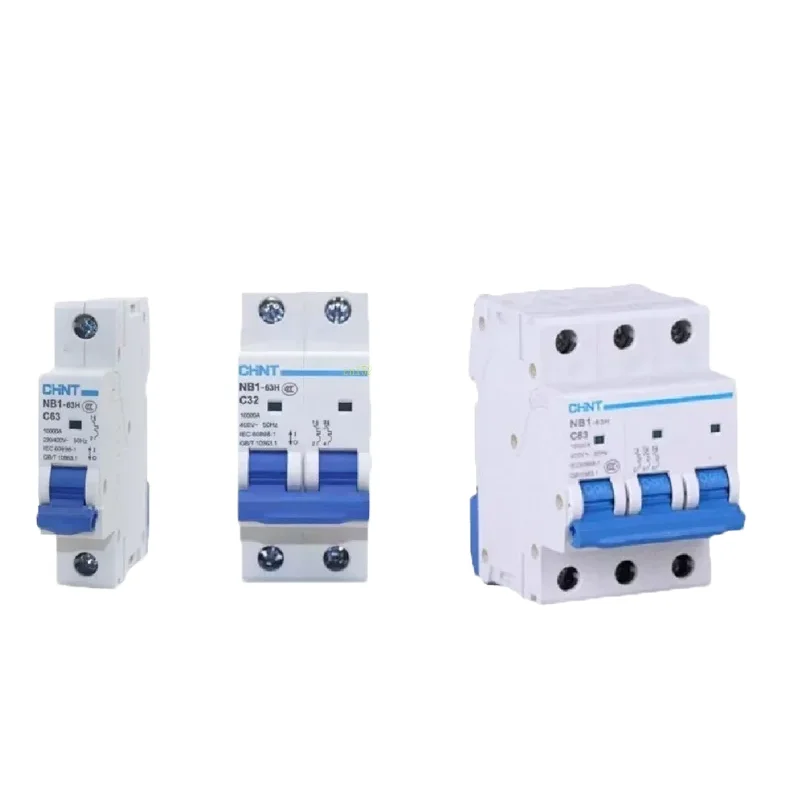 

CHINT High Breaking Capacity 10KA 10000A NB1-63H Circuit Breaker 10A 16A 20A 25A 40A 63A MCB Air Switch NB1 Original Product