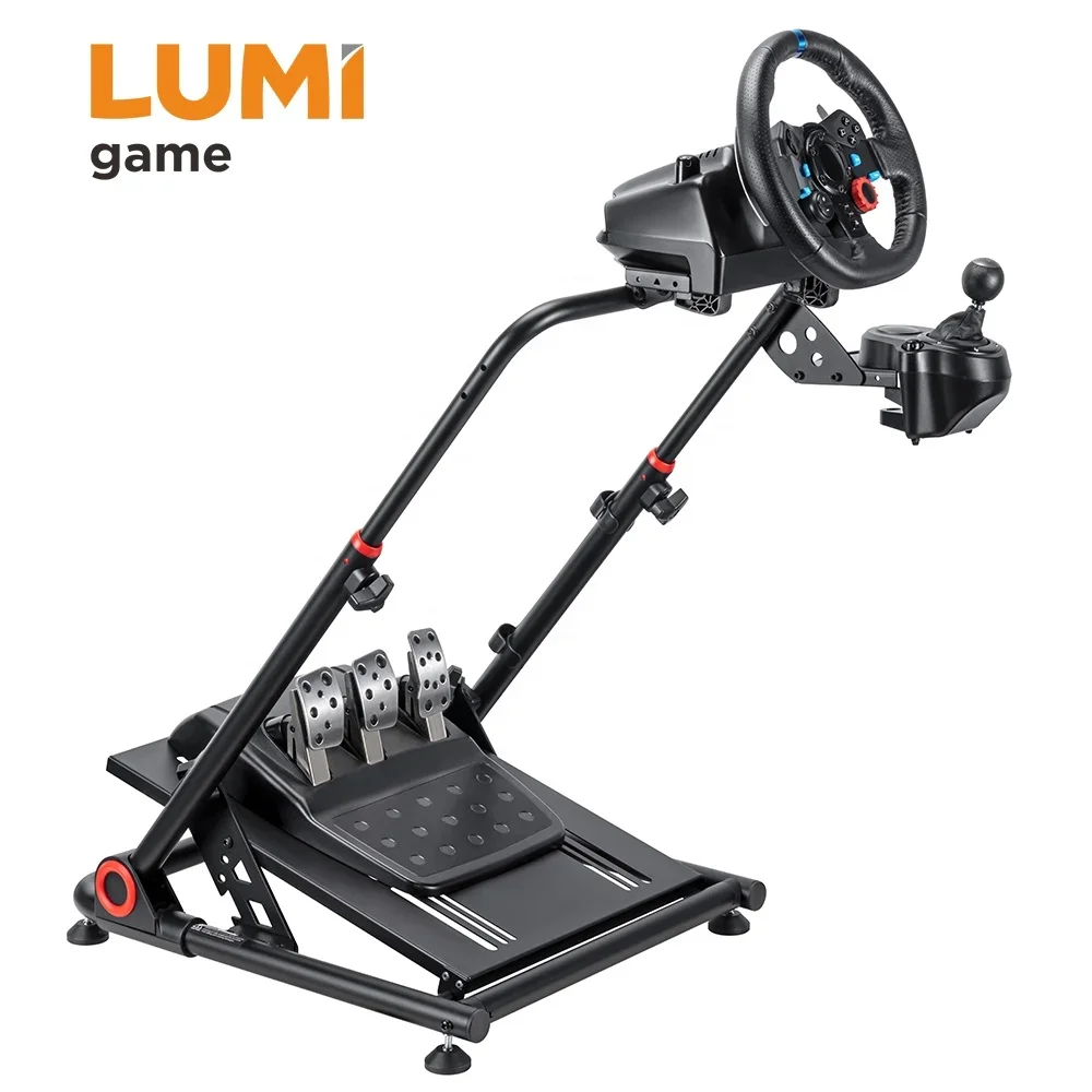 

LRS10-BS02 G25 G27 G29 G920 Gaming Racing Simulator Sim Stand Game Driving Simulator Stand PC PS4 PS5 Simracing Stand