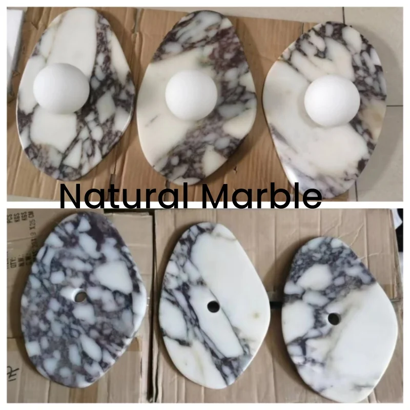 Nordic Design Irregular Stone Wall Lamp Living Room Background Bedroom Bedside Corridor Balcony Bathroom Mirror Wall Lamp Decor