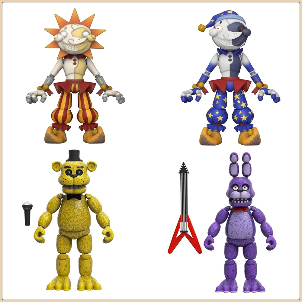 Funko Pop Five Nights At Freddy's Action Figures Toy Bonnie Chica Foxy Freddy Joint Mobility Model Doll Periphery Children Gift