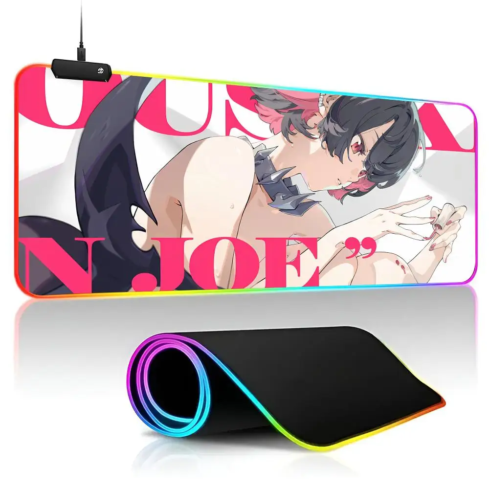 Игровой коврик для мыши Zenless Zone Zero с RGB Подсветкой