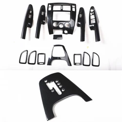Fits Hyundai Tucson2006 2007 2008 2009 2010 2011 2012 2013 ABS Carbon Fiber Style Accessories Interior Decoration Trims Stickers