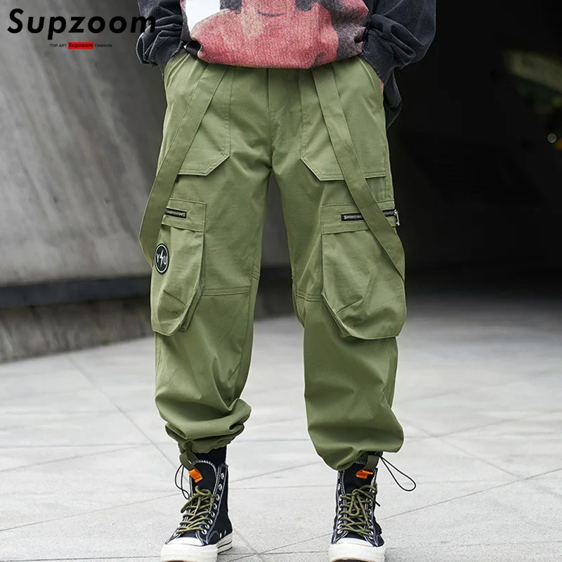 Supzoom New Arrival Hot Top Fashion Loose Cotton Pockets Selling Brand Overalls Multi Bag High Street Casual Winter Cargo Pants