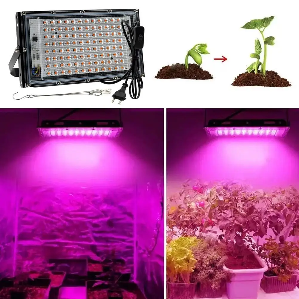 Plant Growth Lamp Seedling Planting Supplement Light Plant Calcium Supplement Full Spectrum LED Plug Board