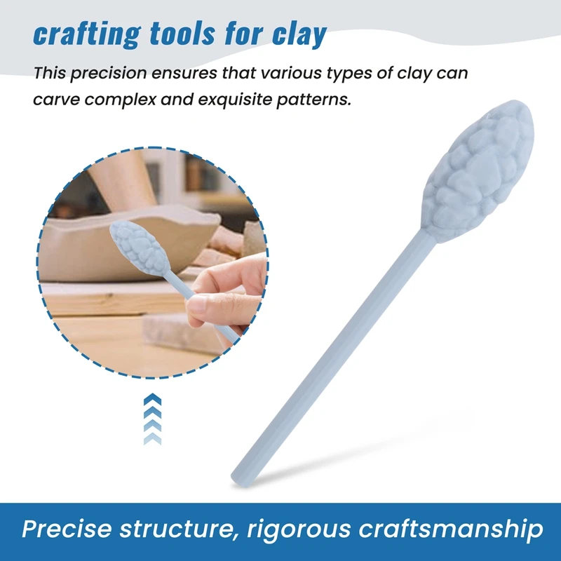 Clay Art Tool Set Texture Tool Sets for Clay Art 9Pcs, Clay Modeling Pattern