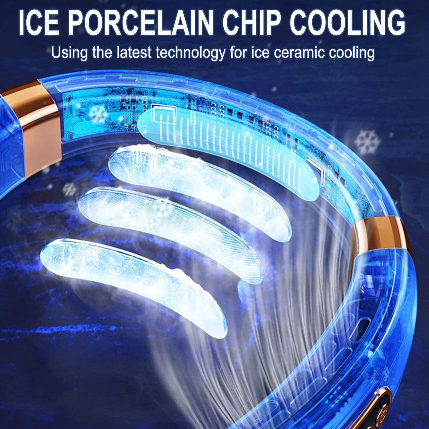 Ventilatore per il collo 2024 Nuovo aggiornamento Ventole di raffreddamento portatili per il collo con display a LED 5 velocità Silenzioso 1800 Mah Batteria USB senza lama Pers