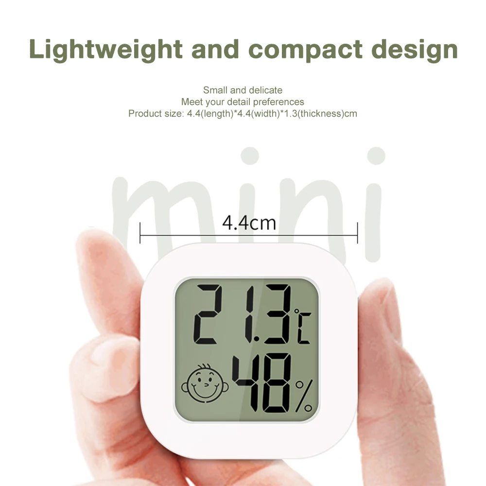 Mini Temperature Humidity Meter Tool LCD Digital Thermometer Hygrometer Indoor Outdoor Home Hygrometer Gauge Sensor