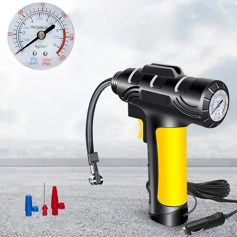 Tire Inflator Portable Air Compressor, Car Mounted Pump Car Mounted Pump Electric Car Tire Pump Car Tire Pump