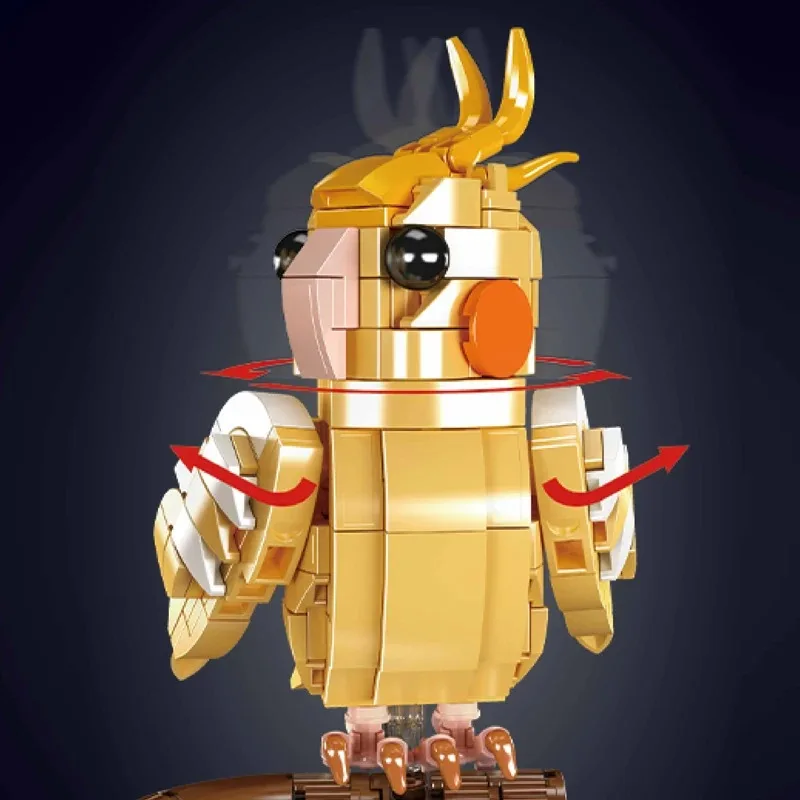 

Creative Expert MOC MoldKing 10150 Black Capped Lory Birds Модель попугая 1052 шт. Строительные блоки Кирпичные головоломки Игрушки Подарок для детей