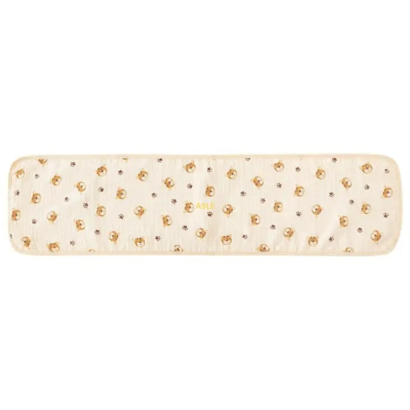 

Newborn Armrest Teething Towel Cotton Baby Strap Saliva Towel Pram Handle Sleeve