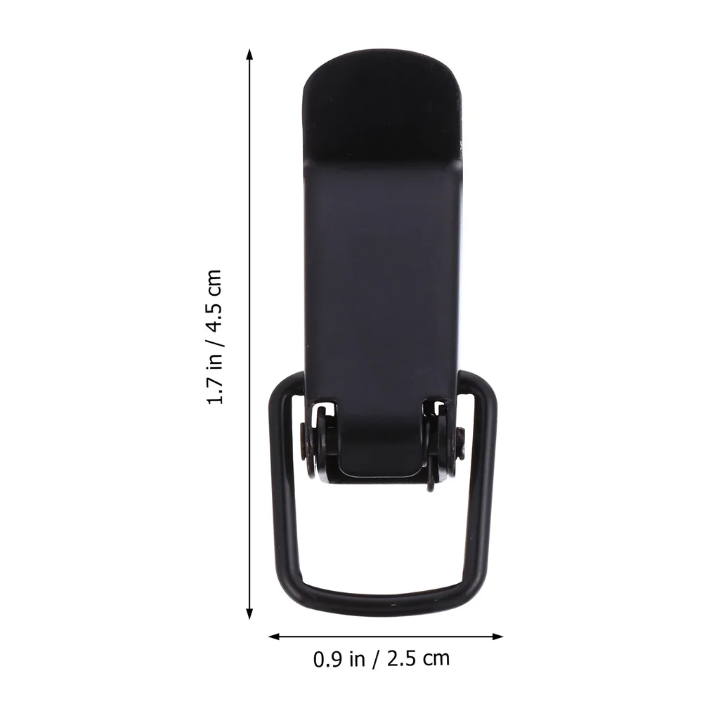 

6Pcs Stainless Steel Spring Loaded Toggle Latch Black Metal Hasp Lock for Toolbox Drawer Chest Case Cabinet Metal Toggle Latch