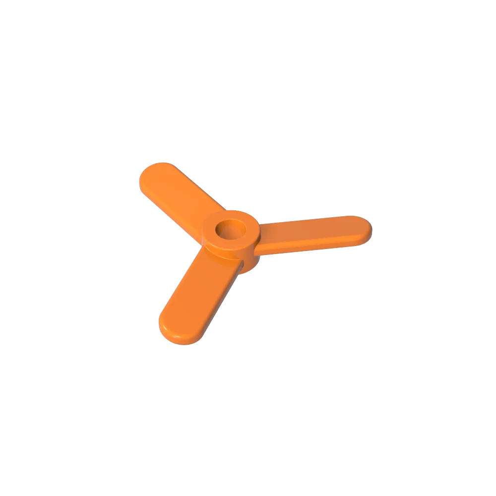 Three Bladed Propeller Small Propellers Single Axis GB 2034 Accessories Compatible with LEGO 2421 Building Block Particle Parts view 4