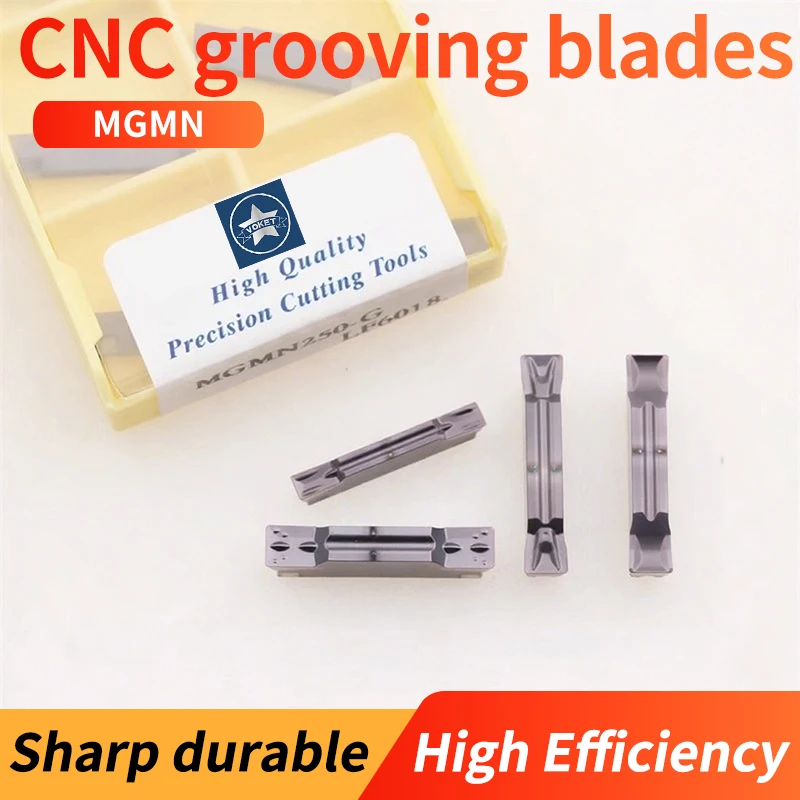 VOKET Inserto per scanalatura CNC MGMN300-G MH LF6018 rettifica di precisione in acciaio inossidabile per parti in acciaio
