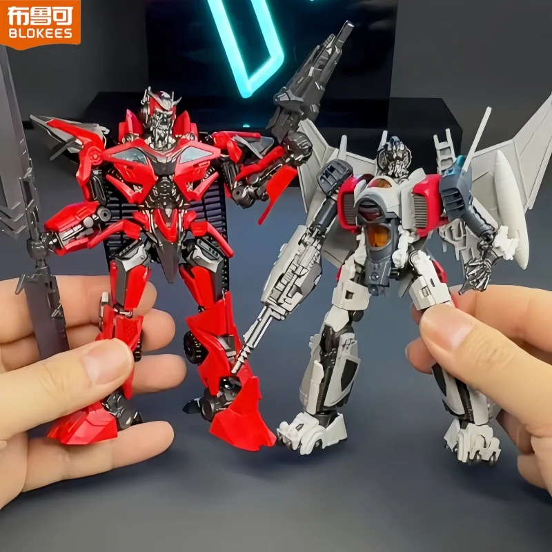 

Blokees Classic Class Transformatin Sentinel Prime Blitzwing Action Figure Dark Of The Moon Assembled Movable Model Toy For Kids