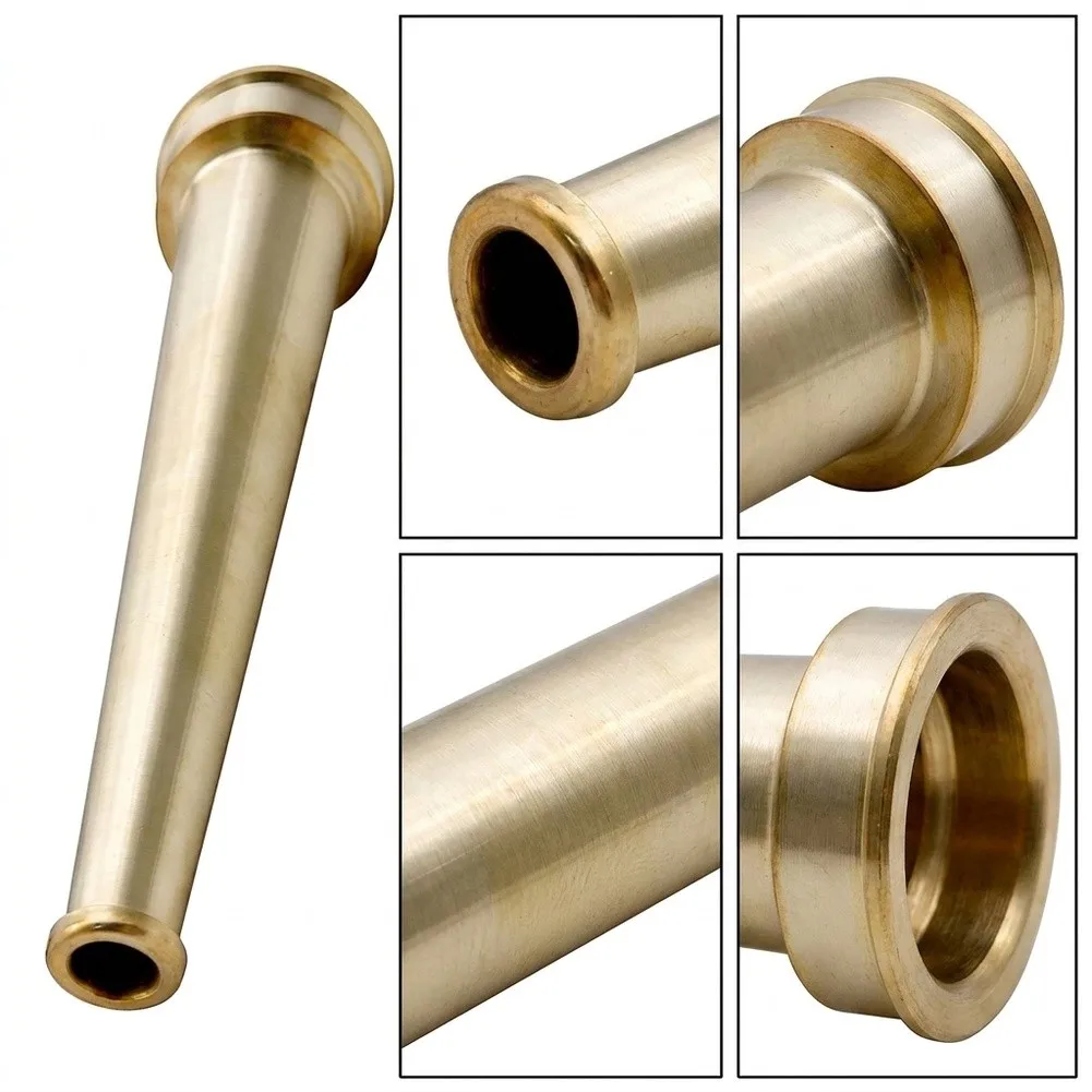 Brass Nozzle for Fire Hose Lines Used in Factory Plants Warehouses and Public Buildings Supporting Code-Compliant Safety