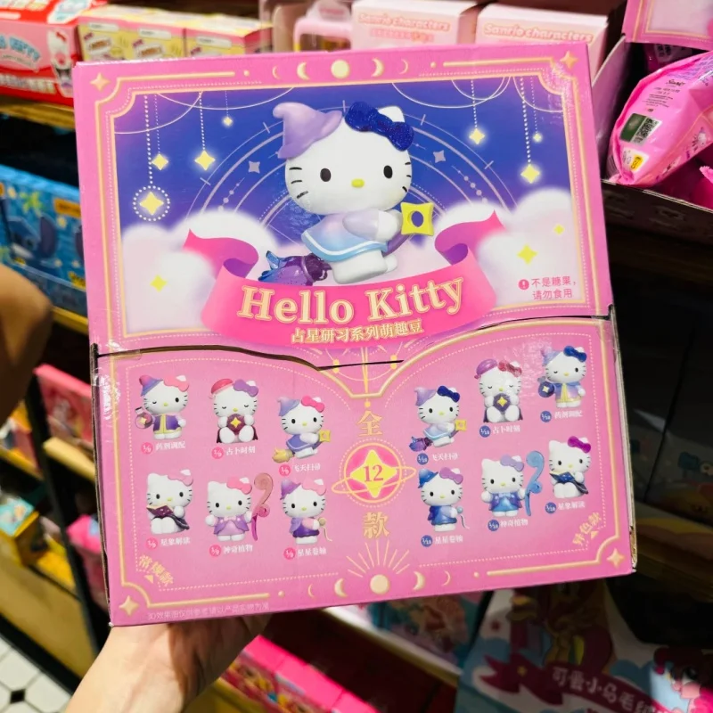 

New Genuine Sanrio Hello Kitty Astrology Study Series Blind Box Trendy Toys Anime Cartoon Christmas Gift Action Figures Kids Toy