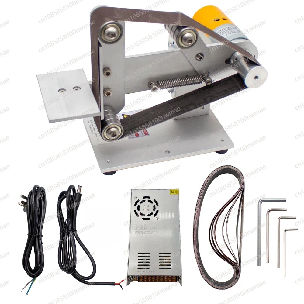

Mini Belt Sander 360W Electric Polishing Grinding Belt Machine 30x533MM Micro Knife Sharpener DIY Bench Sanding Machine 4800RPM