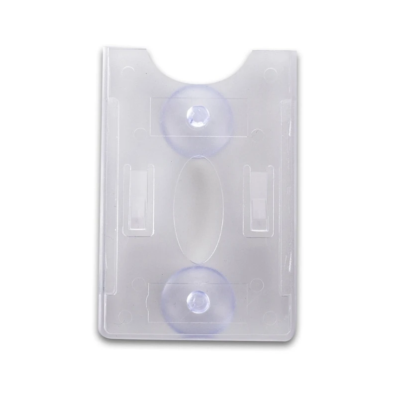  Windshield Mounted Card Container Suction Card Mount For Storing Parking Permits And Identification In Vehicles