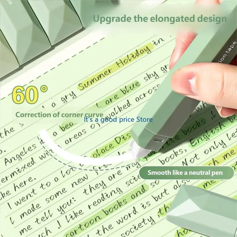 

5/10Pcs Correction Tape Roller 6mx5mm White Out Tape Quick Drying Corrective Tape for Writing Journaling Note Taking