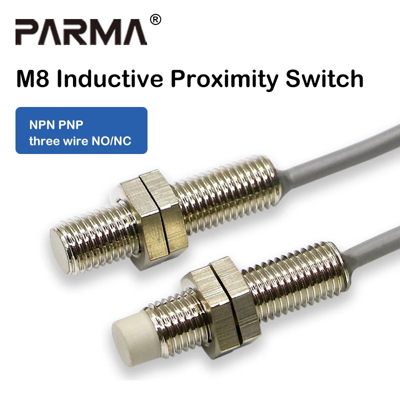 Proximity switch M8 metal TR08-1.5 DNPN two-wire three-wire 24V normally open and closed 2D sensor